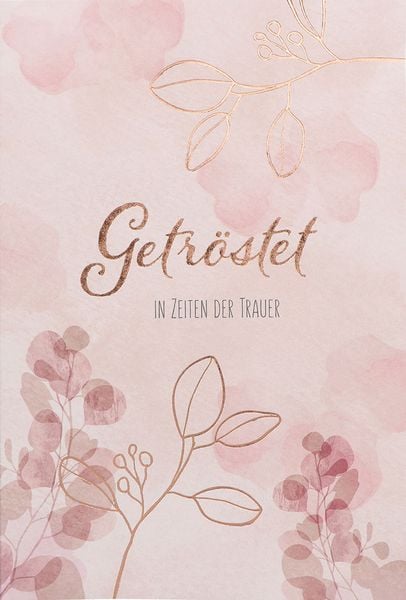 Produktbild: Trauerkarte - Getr&ouml;stet in Zeiten der Trauer