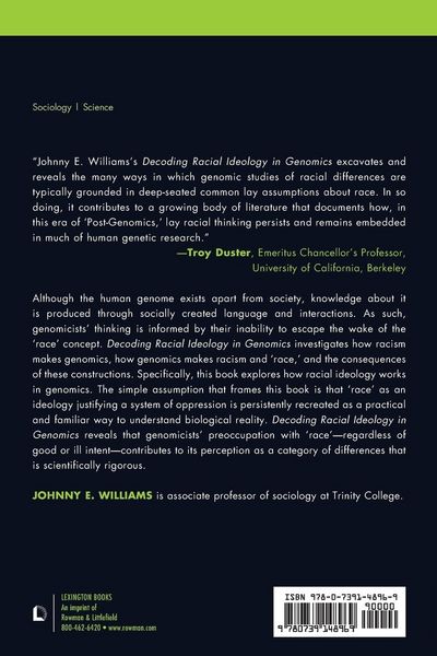 Produktbild: Williams, J: Decoding Racial Ideology in Genomics