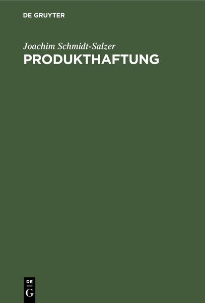 Produktbild: Produkthaftung