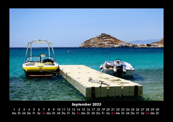 Produktbild: Boote 2025 Fotokalender DIN A3