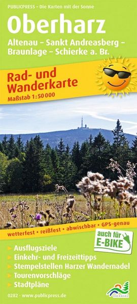 Oberharz - Altenau, St. Andreasberg, Braunlage, Schierke a. Br. 1:50 000, Sonstige von , KOMPASS freytag und berndt, 978-3-7473-0282-8