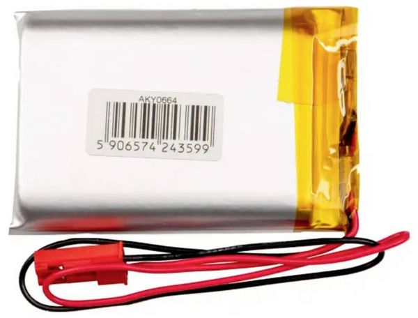 Produktbild: Akyga LP103451 Akkupack x Spezial-Akku LiPo 3.7V 1850 mAh