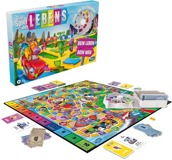 Produktbild: Hasbro F0800100 - Spiel des Lebens, Familienspiel