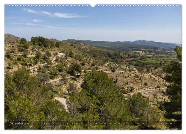 Produktbild: Mallorca: Die sch&ouml;nsten Landschaften f&uuml;r Rennradfahrer (Wandkalender 2026 DIN A2 quer), CALVENDO Monatskalender