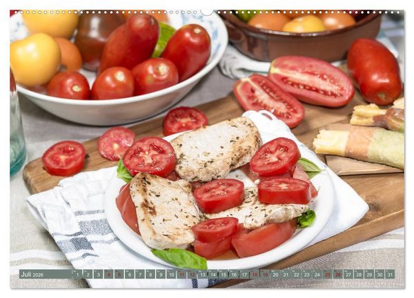Produktbild: Historische Tomaten - Alte Sch&auml;tze neu entdeckt (hochwertiger Premium Wandkalender 2026 DIN A2 quer), Kunstdruck in Hochglanz