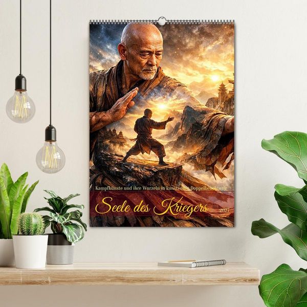 Produktbild: Seele des Kriegers (Wandkalender 2027 DIN A2 hoch), CALVENDO Monatskalender