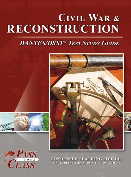 Produktbild: Civil War and Reconstruction DANTES/DSST Test Study Guide