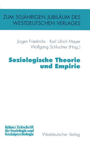Produktbild: Soziologische Theorie und Empirie