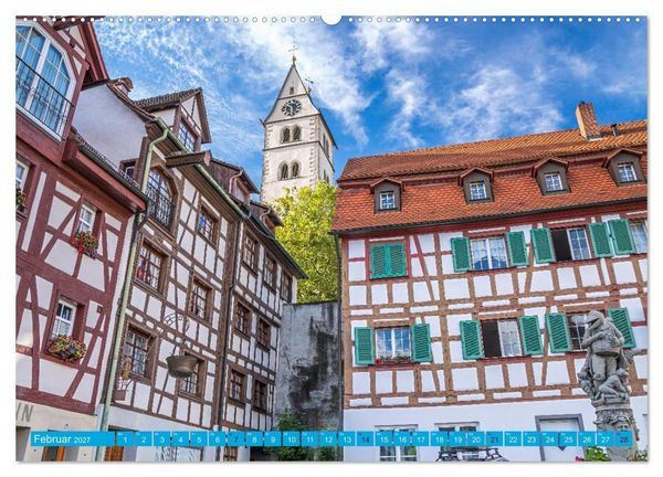 Produktbild: Meersburg - pittoreske Kleinstadt am Bodensee (hochwertiger Premium Wandkalender 2027 DIN A2 quer), Kunstdruck in Hochglanz