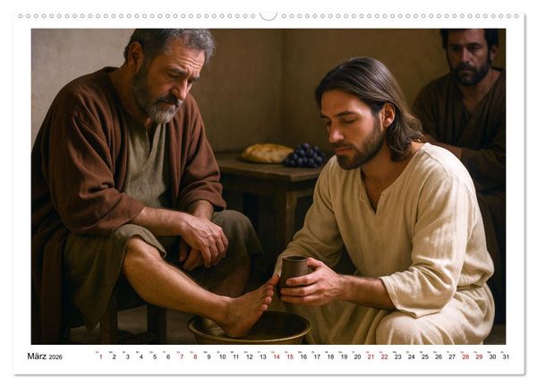 Produktbild: Mein Friede sei mit euch (hochwertiger Premium Wandkalender 2026 DIN A2 quer), Kunstdruck in Hochglanz