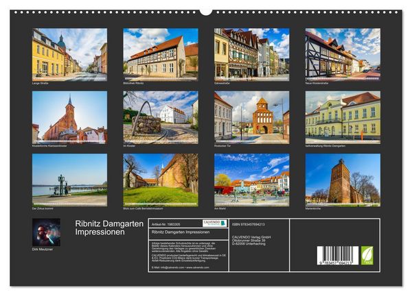 Produktbild: Ribnitz Damgarten Impressionen (hochwertiger Premium Wandkalender 2026 DIN A2 quer), Kunstdruck in Hochglanz