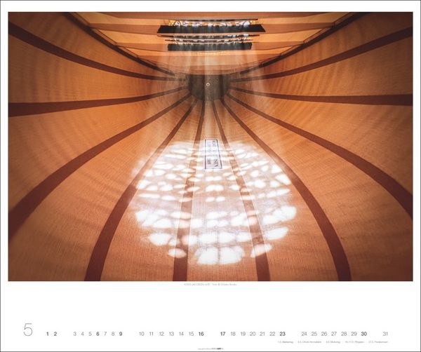 Produktbild: Architecture in Music Kalender 2027 - Musikinstrumente von innen