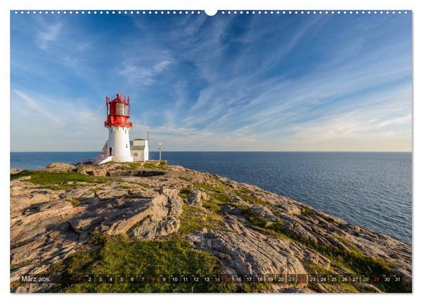 Produktbild: Norwegens S&uuml;den (hochwertiger Premium Wandkalender 2026 DIN A2 quer), Kunstdruck in Hochglanz