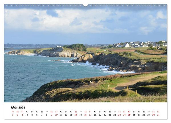 Produktbild: Bretagne. D&eacute;partement Finist&egrave;re - C&ocirc;te des Abers (Wandkalender 2026 DIN A2 quer), CALVENDO Monatskalender