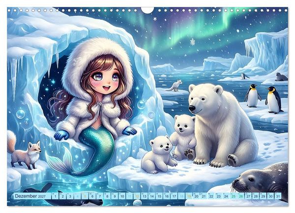 Produktbild: Die kleine Meeresentdeckerin (Wandkalender 2027 DIN A3 quer), CALVENDO Monatskalender
