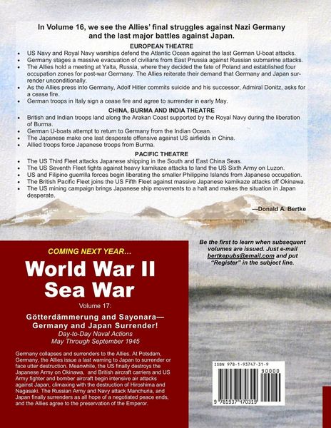 Produktbild: World War II Sea War, Volume 16