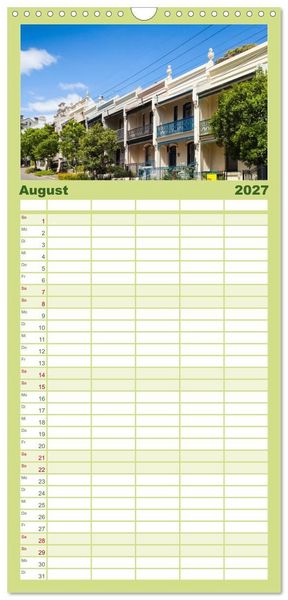 Produktbild: Familienplaner 2027 - Australien mit 5 Spalten (Wandkalender, 21 x 45 cm) CALVENDO