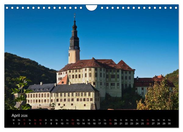 Produktbild: S&auml;chsische Burgen und Schl&ouml;sser (Wandkalender 2026 DIN A4 quer), CALVENDO Monatskalender
