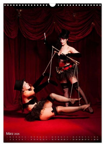 Produktbild: Boudoir Burlesque (Wandkalender 2026 DIN A3 hoch), CALVENDO Monatskalender