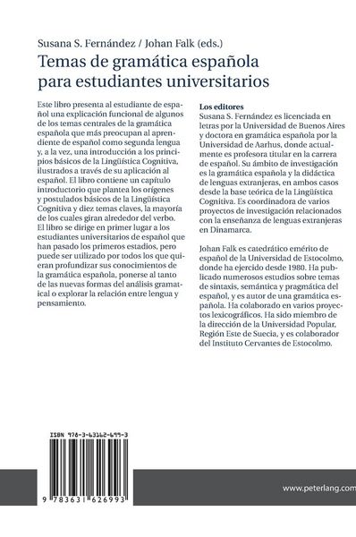 Produktbild: Temas de gram&aacute;tica espa&ntilde;ola para estudiantes universitarios