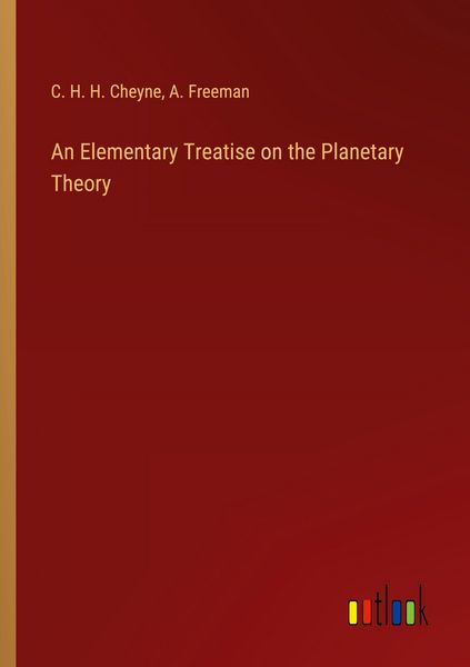Produktbild: An Elementary Treatise on the Planetary Theory