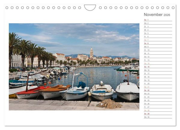 Produktbild: Kroatien, Terminplaner (Wandkalender 2026 DIN A4 quer), CALVENDO Monatskalender