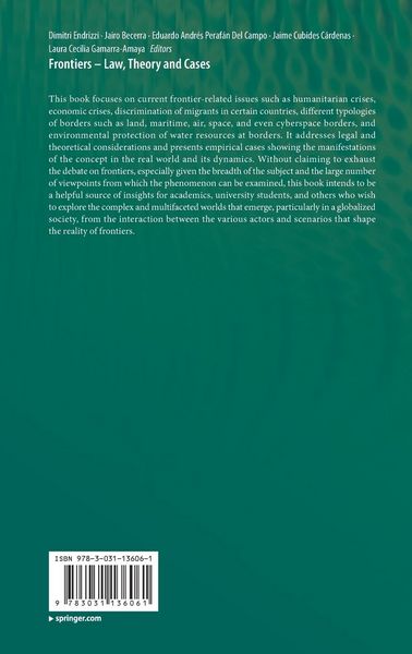 Produktbild: Frontiers &ndash; Law, Theory and Cases