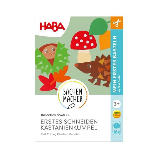 Produktbild: Bastelset - Erstes Schneiden Kastanienkumpel