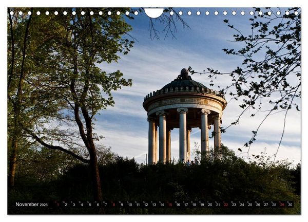 Produktbild: M&uuml;nchen - Die Sch&ouml;ne (Wandkalender 2026 DIN A4 quer), CALVENDO Monatskalender