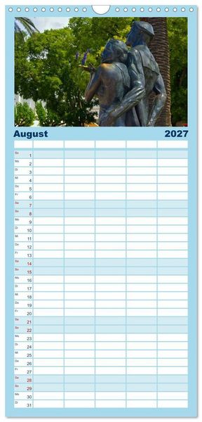 Produktbild: Familienplaner 2027 - Makarska Riviera - Malerische Urlaubsorte in Dalmatien mit 5 Spalten (Wandkalender, 21 x 45 cm) CALVENDO