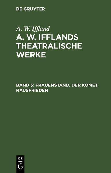 Produktbild: Frauenstand. Der Komet. Hausfrieden