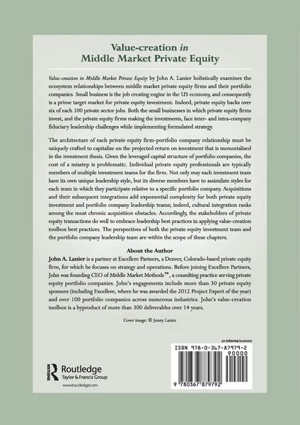 Produktbild: Value-creation in Middle Market Private Equity