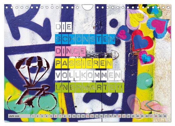 Produktbild: Optimisten leben l&auml;nger (Wandkalender 2026 DIN A4 quer), CALVENDO Monatskalender