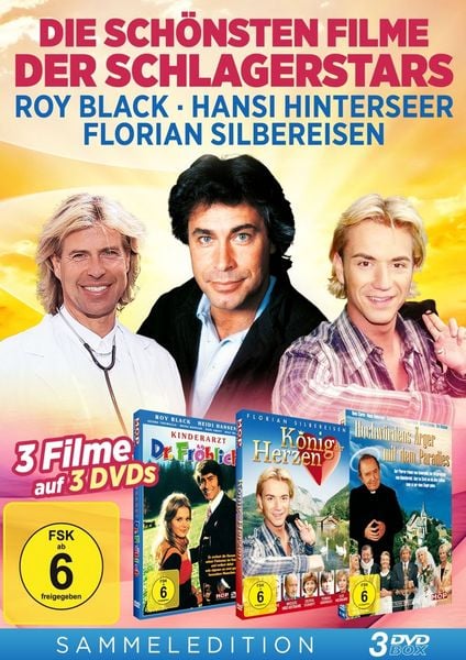 Produktbild: Die sch&ouml;nsten Filme der Schlagerstars [3 DVDs]