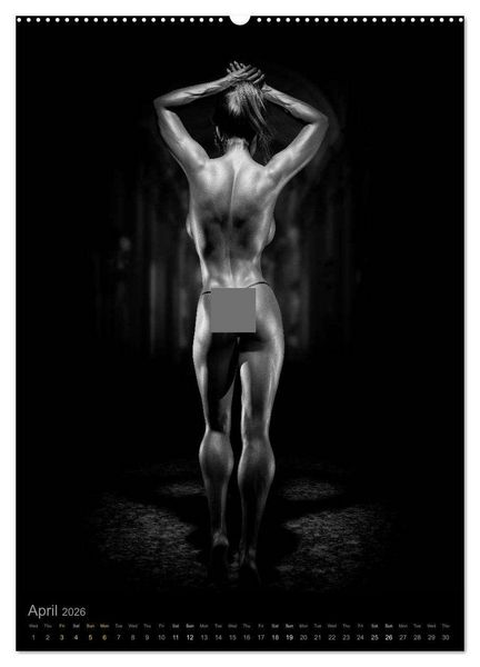 Produktbild: POWER NUDES (High Quality Premium Wall Calendar 2026 DIN A2 portrait),CALVENDO 12 Month Wall Calendar
