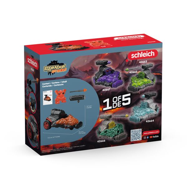 Produktbild: schleich&reg; 42663 Lava D&uuml;senjet Fahrzeug mit Mini Creature
