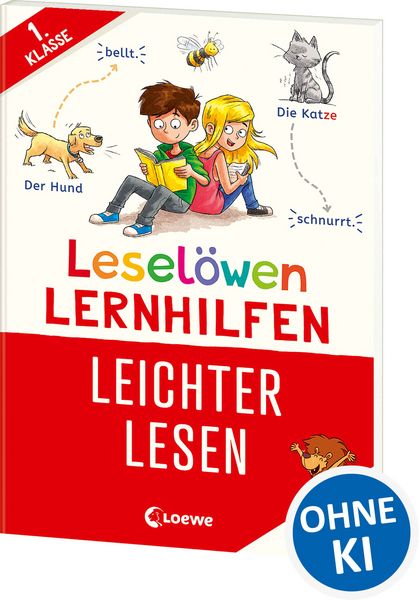 Produktbild: Lesel&ouml;wen Lernhilfen - Leichter lesen - 1. Klasse