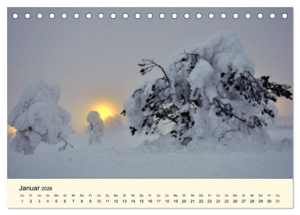 Produktbild: Lichtstimmungen des Nordens (Tischkalender 2026 DIN A5 quer), CALVENDO Monatskalender