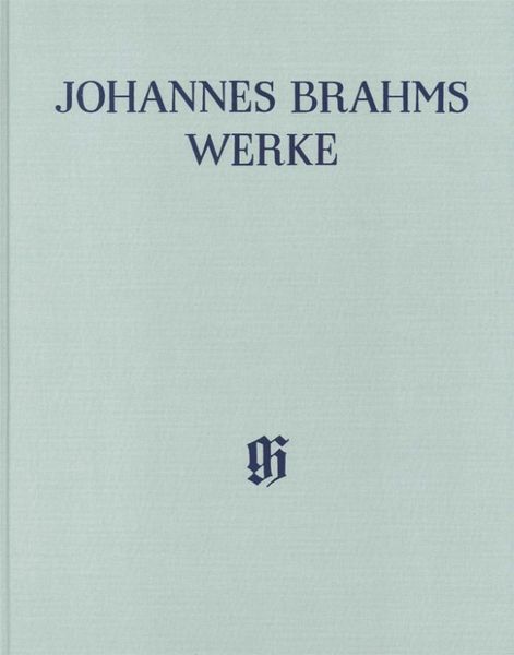Produktbild: Johannes Brahms - Serie 2A, Bd. 1 | Streichsextette, Arrangements f&uuml;r ein Klavier zu vier H&auml;nden