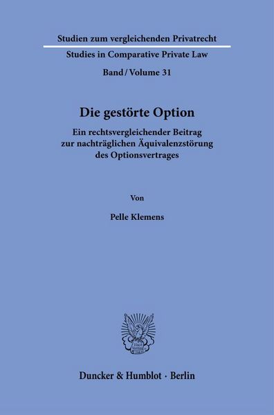 Produktbild: Die gest&ouml;rte Option