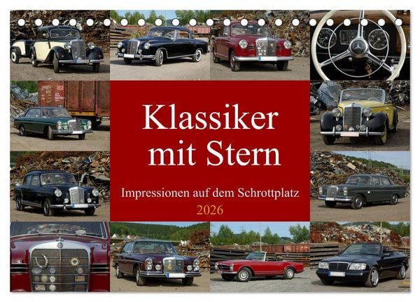 Produktbild: Klassiker mit Stern (Tischkalender 2026 DIN A5 quer), CALVENDO Monatskalender