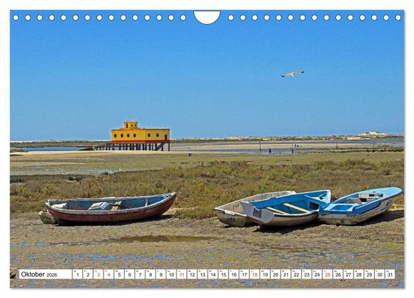 Produktbild: Portugal - Die Algarve vom Cabo de Sao Vicente bis Tavira (Wandkalender 2026 DIN A4 quer), CALVENDO Monatskalender