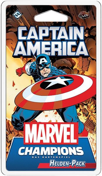 Produktbild: Asmodee FFGD2903 - Marvel Champions, Captain America, Kartenspiel, Erweiterung