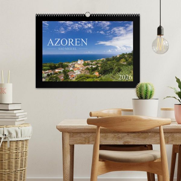 Produktbild: Azoren - S&atilde;o Miguel (Wandkalender 2026 DIN A3 quer), CALVENDO Monatskalender