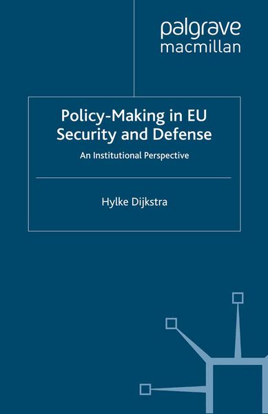 Produktbild: Policy-Making in EU Security and Defense