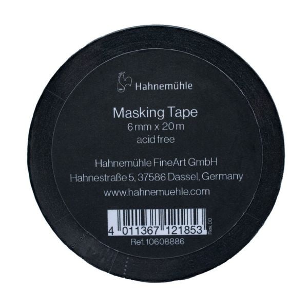 Produktbild: Hahnem&uuml;hle Masking Tape schwarz, 6 mm x 20m