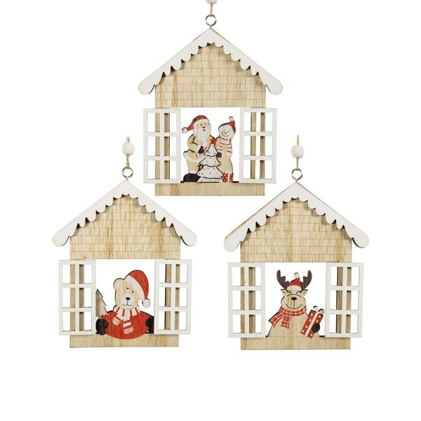 HTI-Living Baumschmuck 12cm 3er Set Baumschmuck 12cm 3er Set