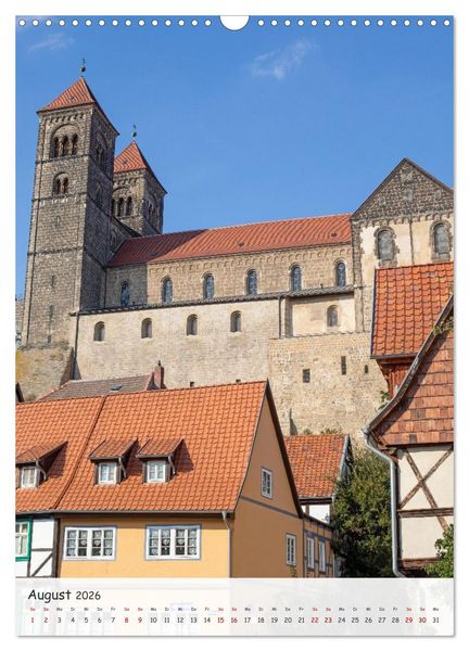 Produktbild: Quedlinburg - Welterbestadt und Tor zum Harz (Wandkalender 2026 DIN A3 hoch), CALVENDO Monatskalender