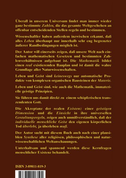 Produktbild: Der Schl&uuml;ssel zur Ewigkeit