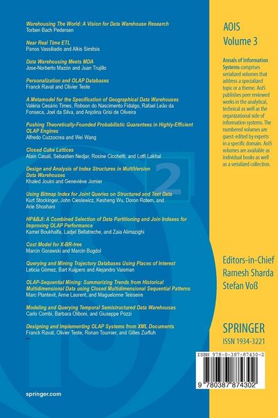Produktbild: New Trends in Data Warehousing and Data Analysis